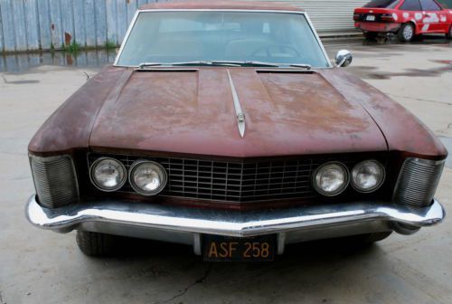 1964 buick riviera w/ gran sport 2 door h/t # matching ca black plates wildcat
