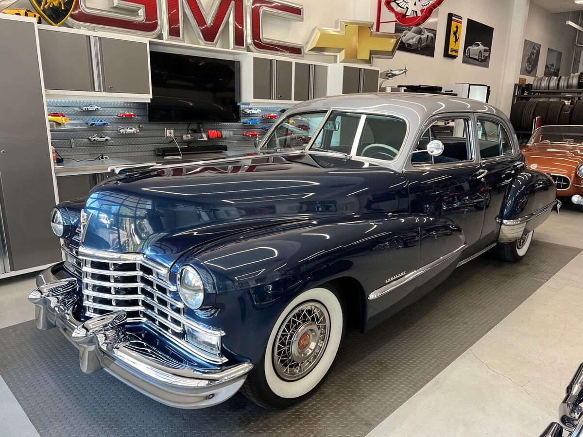 1946 cadillac 62 sedan sedan blue rwd manual nice