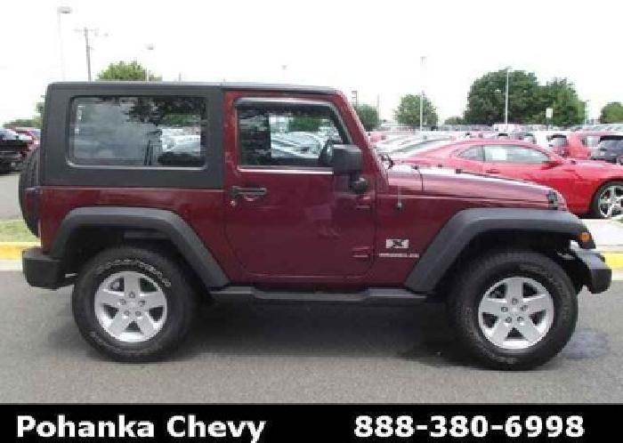 2007 jeep wrangler x in chantilly, va