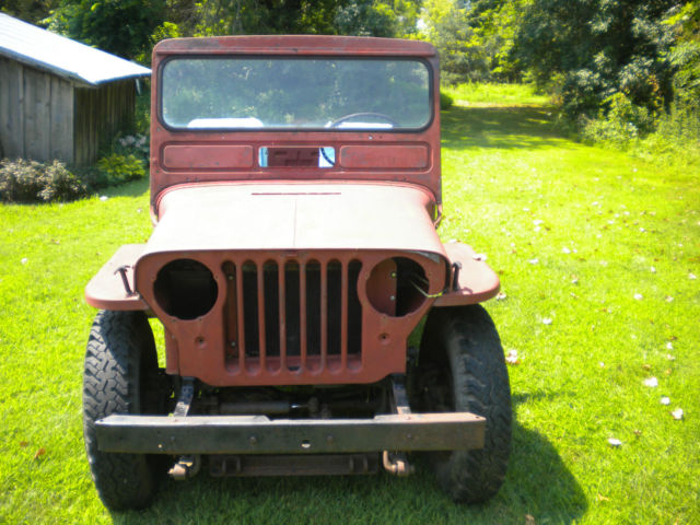 willys jeep cj2 1948 with cj3 and cj5 upgrades