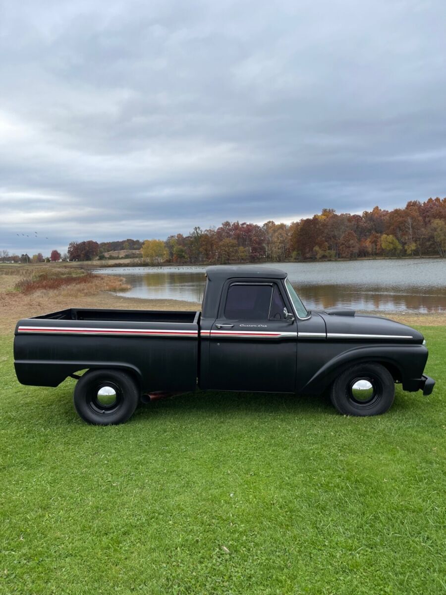 1966 ford f-100 rat road truck short bed 2wd 302 v8 tremec 5 speed runs great pa