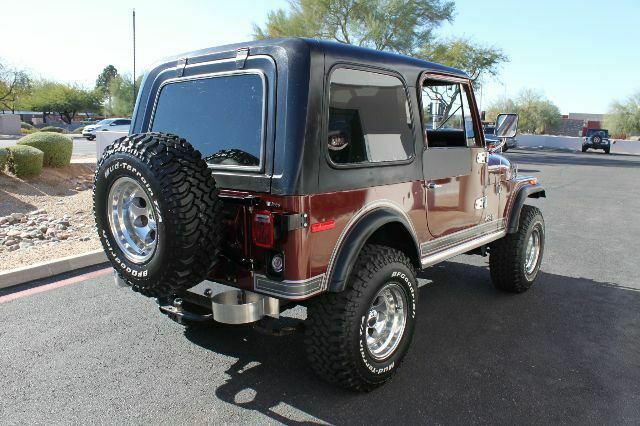 1980 jeep cj7 4wd 155567 miles bordeaux metallic suv 258 c.i. 4.2l inline 6 cyl