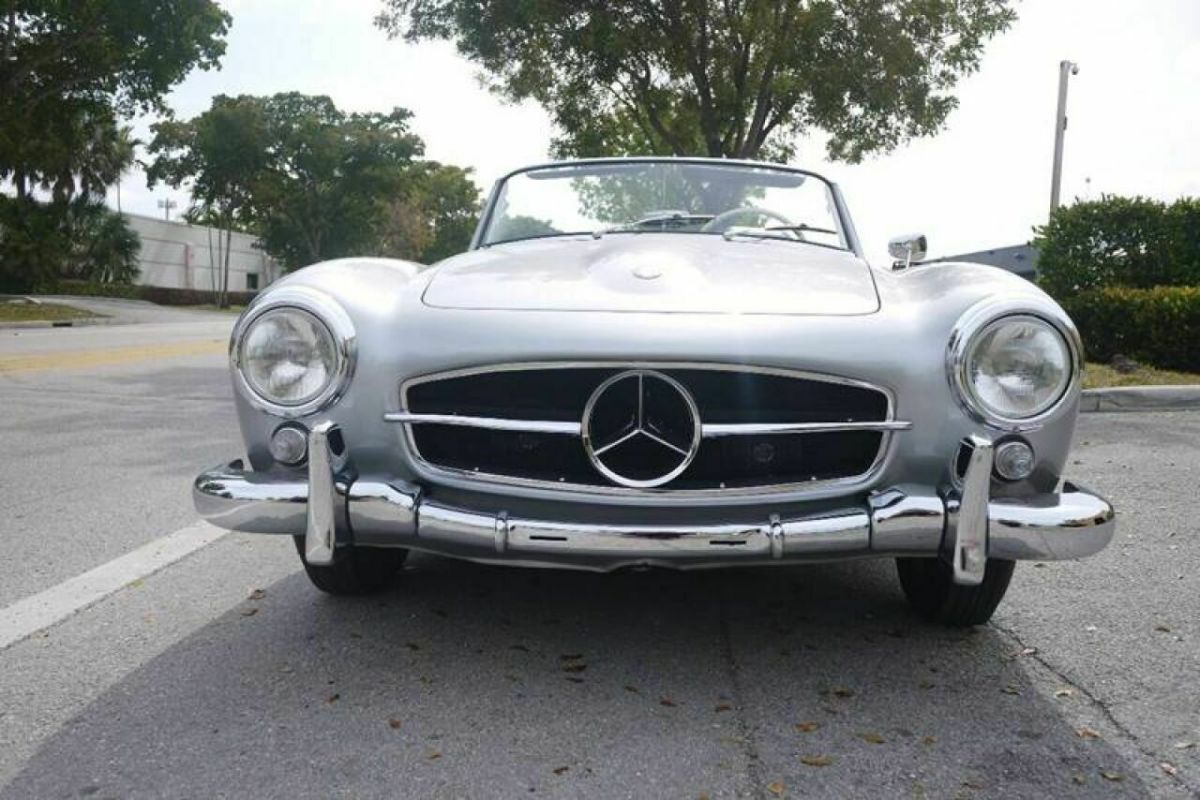 performance auto wholesalers 190sl silver convertible miami