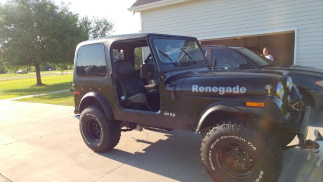 1979 jeep cj-7 renegade / no reserve