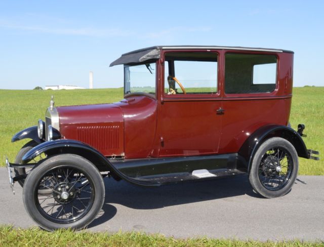 classic antique 1927 ford model t tudor 2 door sedan * $1 no reserve *