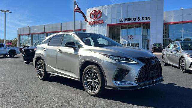 2022 lexus rx 350 f sport handling