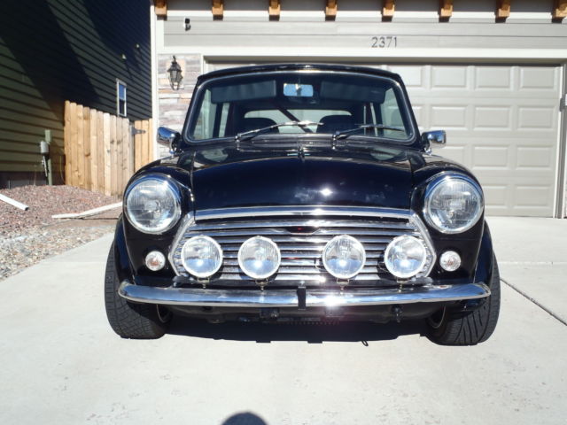 classic custom jet black 1986 austin mini right hand drive