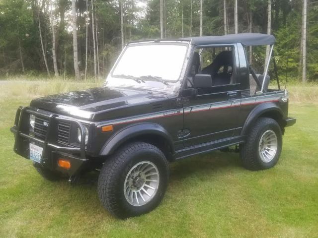 1987 suzuki samurai jx - - - super clean- - - -hard to find these in black