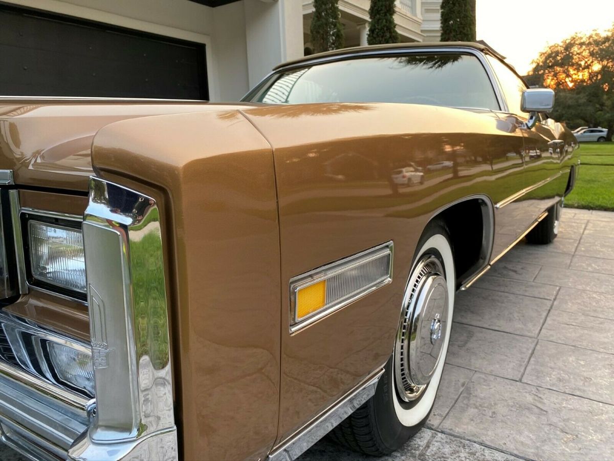 1976 cadillac eldorado convertible, rare fuel injection! leather, beautiful car!