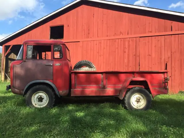 1965 willys fc-170 4x4 fc170 hurricane 6 cyl cab over barn fresh runs no reserve