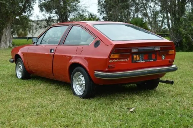 1979 alfa romeo sprint veloce red great deal!