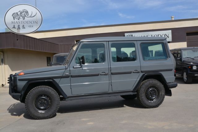 1987 gray g-wagon g-class 4x4 4 door long wheel base hard top 230ge