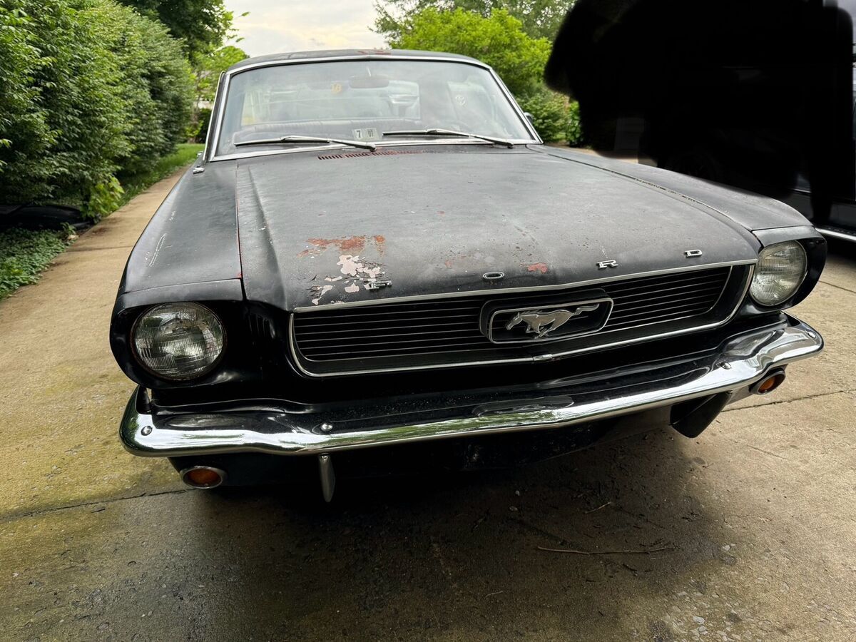 1966 ford mustang black