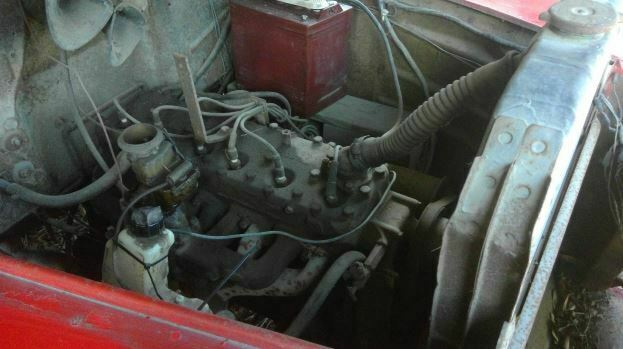 antique 1948 ford f-1 pickup truck