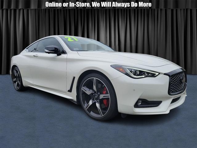 2021 infiniti q60 3.0t red sport 400