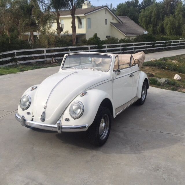 vw bug convertible 1963