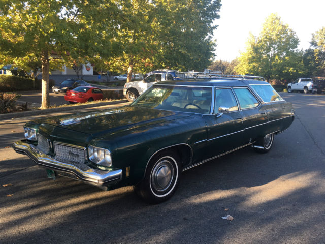1973 oldsmobile custom cruiser base 7.5l clamshell wagon clam shell