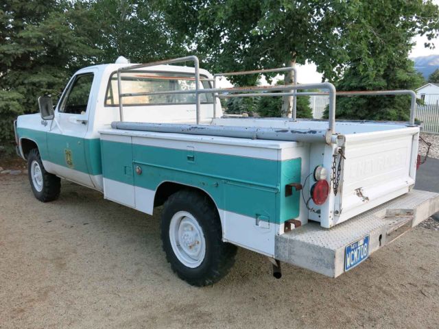 1974 chevrolet k20 service truck 4wd very nice nevada truck