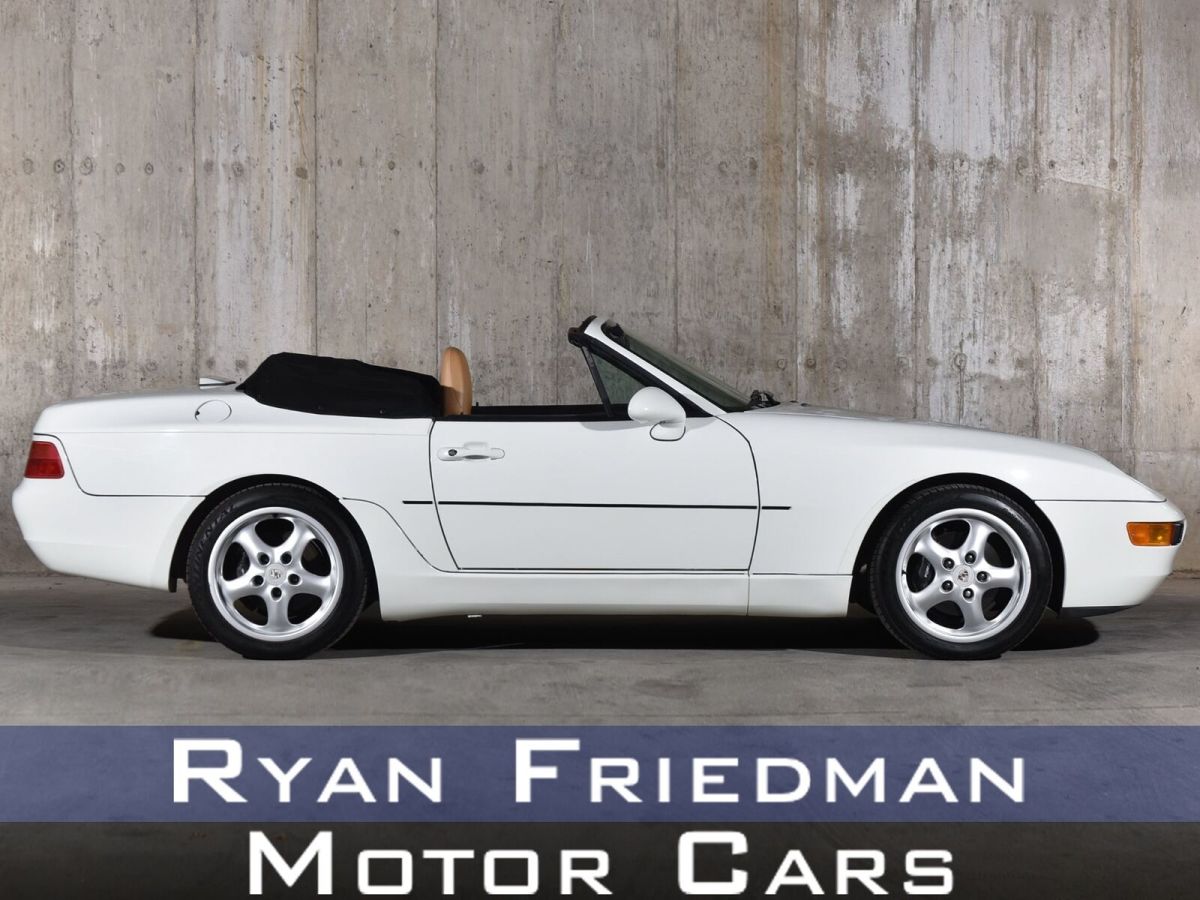 1994 porsche 968 36100 miles grand prix white convertible i4 3l manual