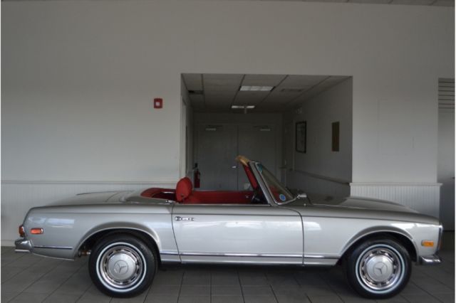 1970 mercedes benz 280sl 0 silver convertible 6 cylinder automatic
