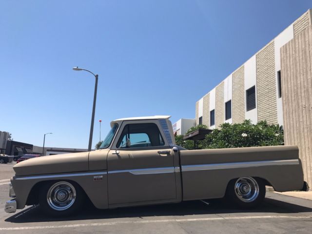 1966 chevrolet c10 short bed 327ci big window bagged