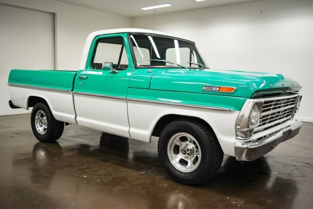 1968 ford f100 0 green pickup truck 460 v8 c6 automatic