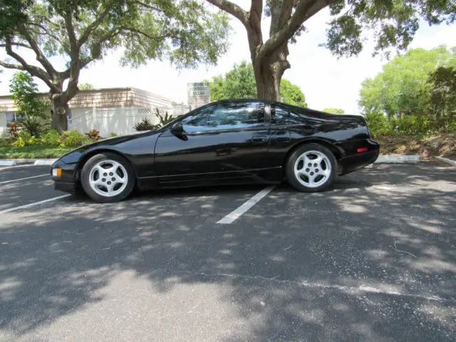 1993 nissan 300zx - black, automatic, t-tops, stillen intake /exhaust - reliable