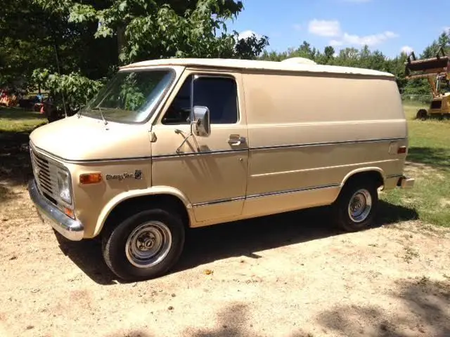 1977 chevy van 20 *shorty* (very rare) v8 automatic look!!! factory 400 v8 a/c