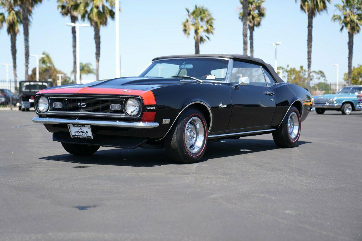 1968 chevrolet camaro convertible v-8 amfm radio