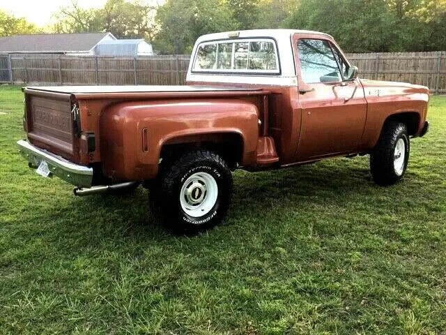 1978 chevrolet c/k10 stepside silverado 350ci 4 barrel 4 wheel drive automatic