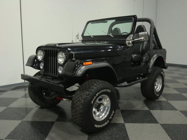 nicely restored cj 4x4, 304 amc v8, manual, ranch suspension, lifted, ps, discs