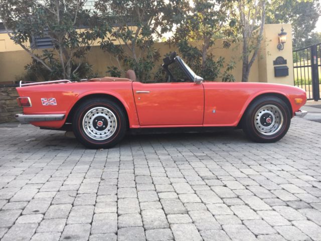 1973 triumph tr-6 - runs- drives- 84,000 miles - new clutch