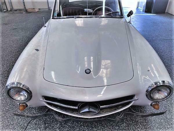 mercedes benz 190sl white with 31,055 miles, for sale!