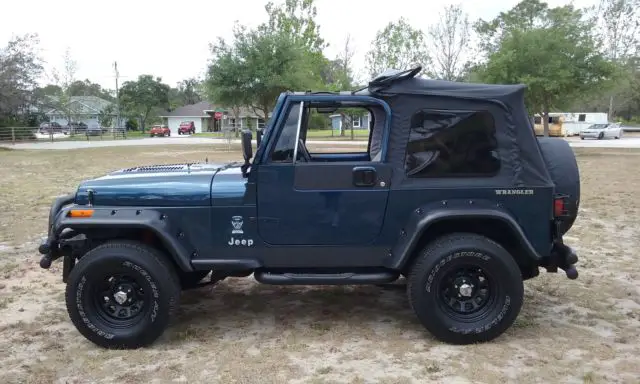 restored 1991 jeep wrangler yj automatic with new engine