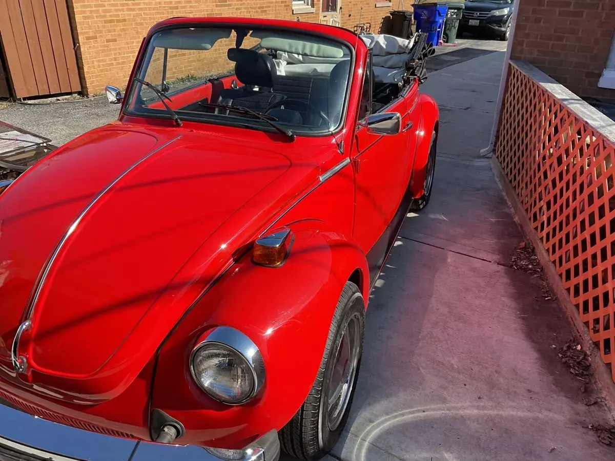 1979 volkswagen beetle convertible red rwd manual