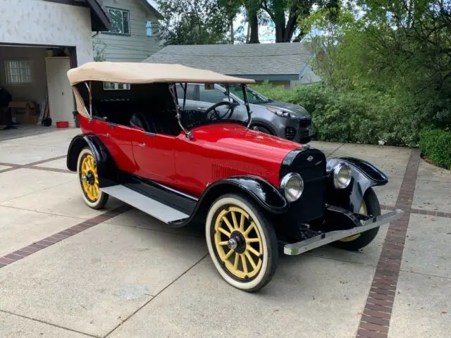1922 buick 22-six-45 convertible red rwd manual