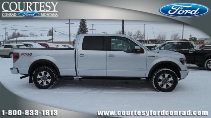 2013 ford f-150 fx4 4x4 fx4 4dr supercrew styleside 5.5 ft. sb for sale in conrad, montana