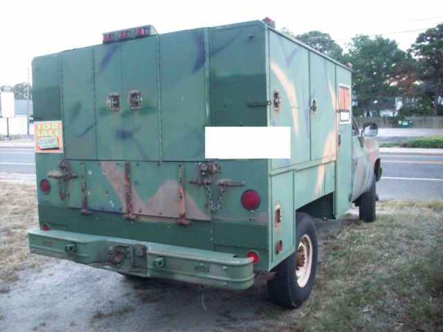 chevy military m1028 utility truck 4wd 1ton