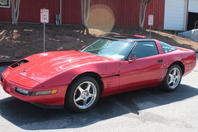 1991 chevrolet corvette zr1 red lt5 5.7l 89k miles