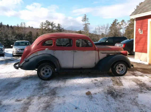 1937 plymouth 4 dr. sedan 350 v8 auto chevy powered rat rod hotrod look!!