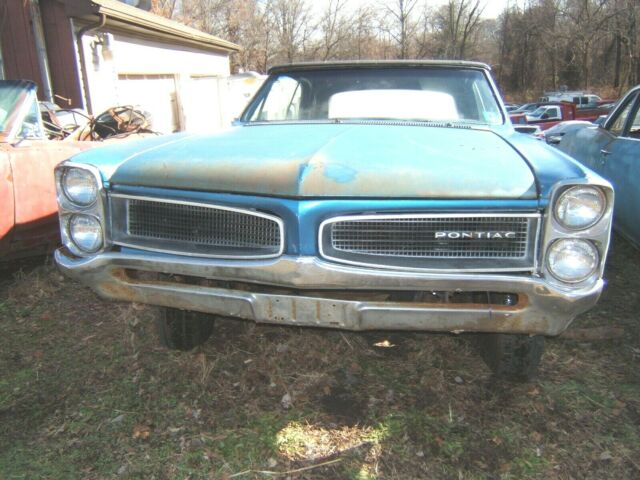 1966 pontiac tempest convertible roller project parts car shell no reserve