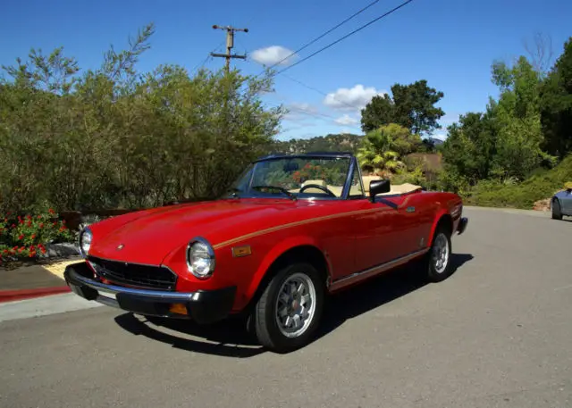 1981 fiat 2000 spider pininfarina