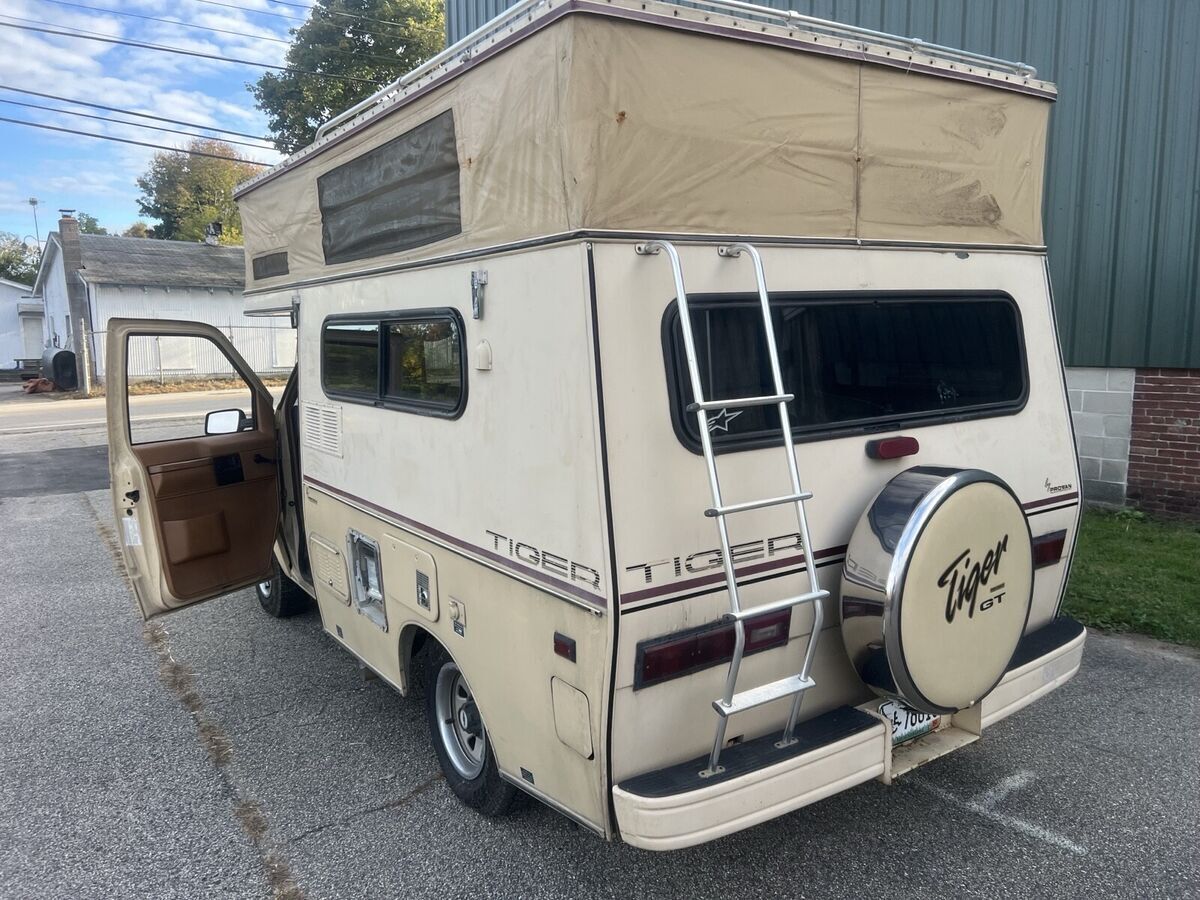 1988 chevrolet astro van brown tiger gt provan rv poptop