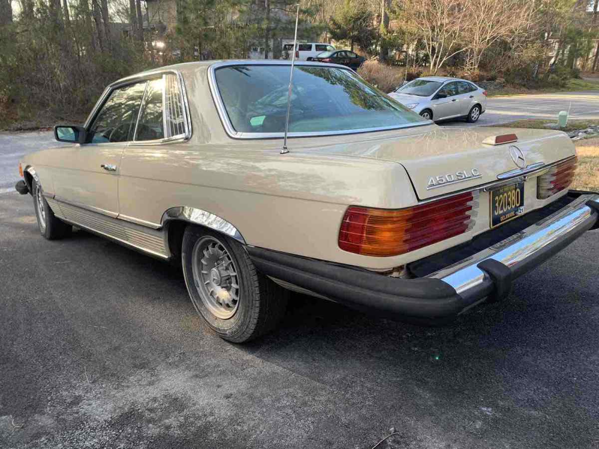1980 mercedes-benz 450 slc brown rwd automatic