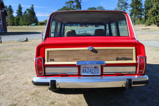 1987 jeep grand wagoneer 97k actual miles excellent shape worldwide no reserve