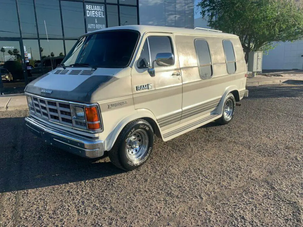 1988 dodge d150 conversion van az van 3.9l v6, excellent body