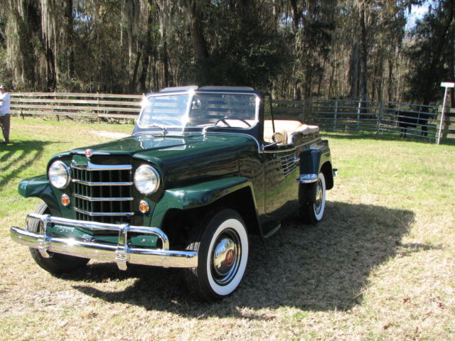 1950 willy's-overland jeepster concourse restoration (phaeton/convertible)