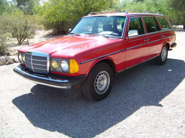 1982 mercedes benz 300td turbo diesel wagon w123300td 126k miles "no reserve"