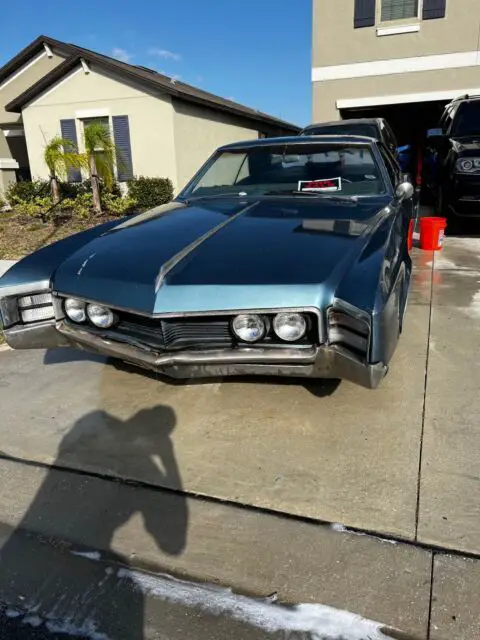 1967 buick riviera coupe blue rwd automatic gs