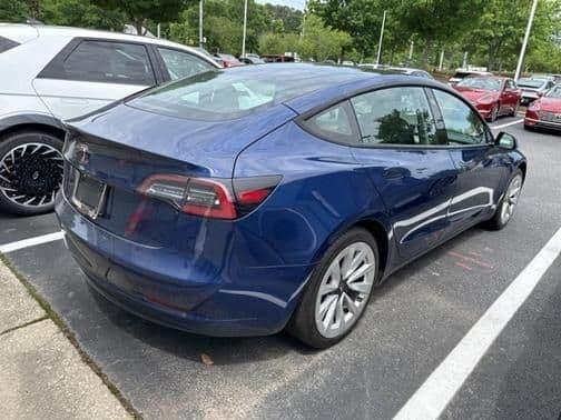 2022 tesla model 3 base in apex, north carolina